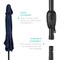 Best Choice Products 7.5ft Heavy-Duty Outdoor Market Patio Umbrella w/ Push Button Tilt, Easy Crank